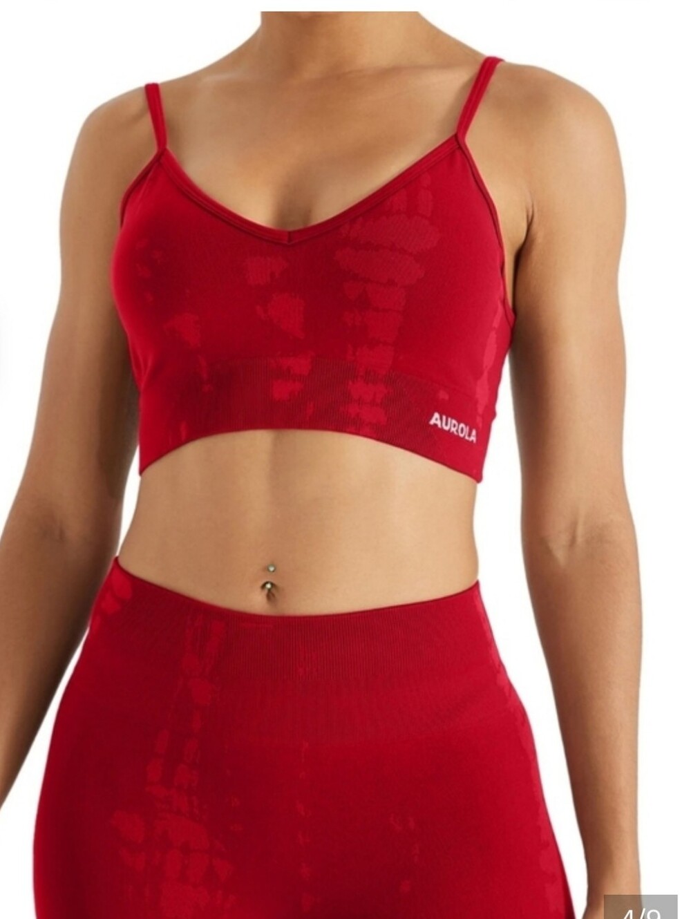 Aurola Seamless Set — Serpentine Bra + Power Leggings